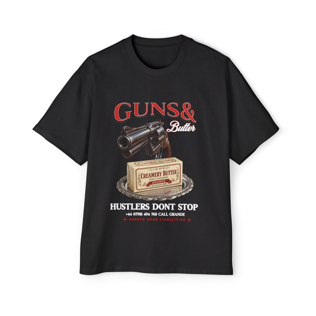 G R A N D É - GUNs & Butter T-Shirt | oversized Tee